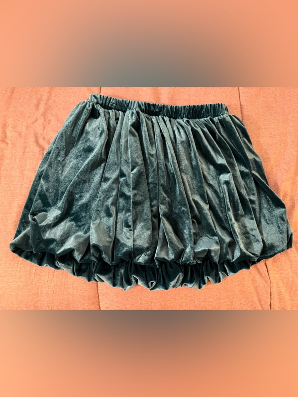 Cat & Jack Velvet Bubble Skirt - Green